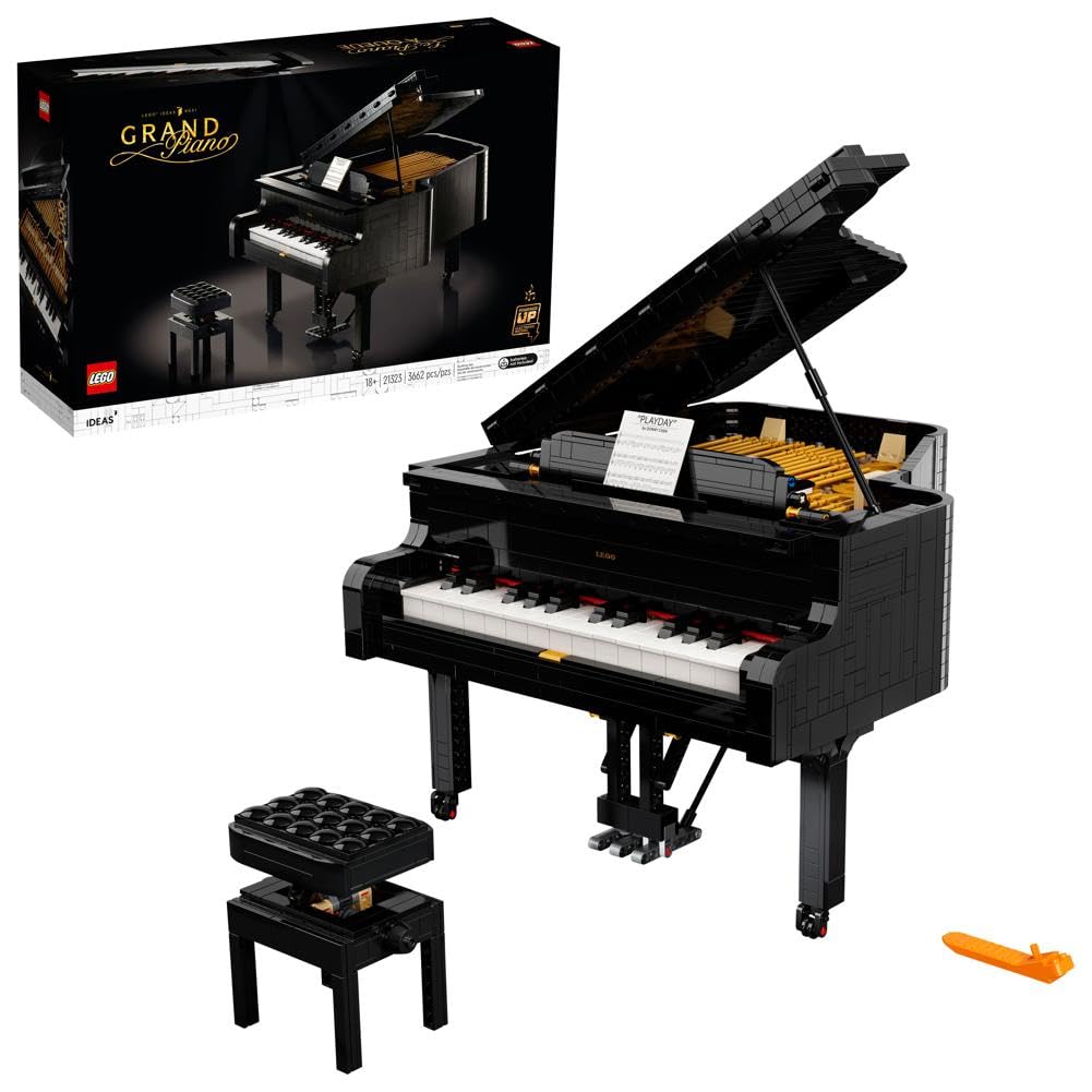 LEGO Ideas Grand Piano 21323 – Model Kit with Working Keys
