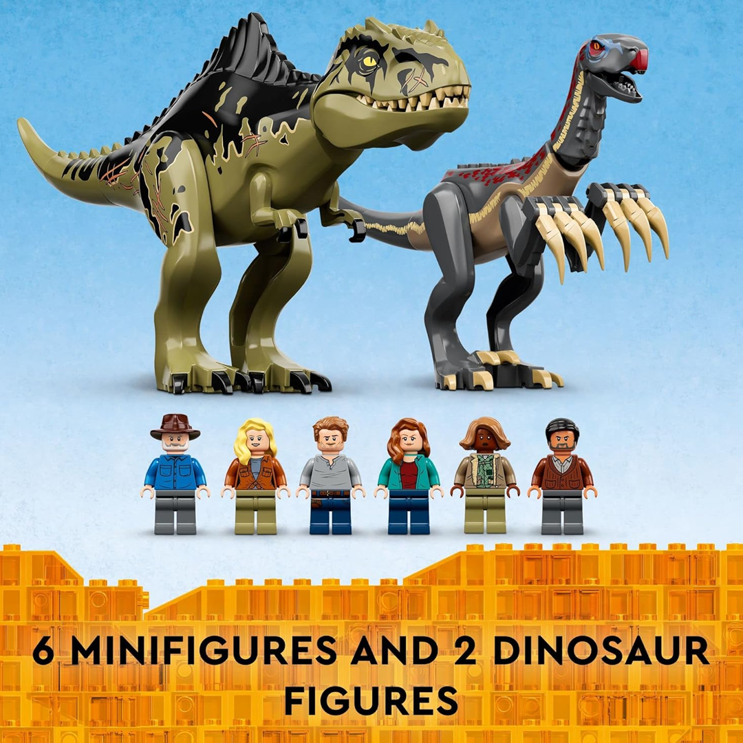 LEGO Jurassic World Giganotosaurus & Therizinosaurus Attack 76949 (658 Pieces)