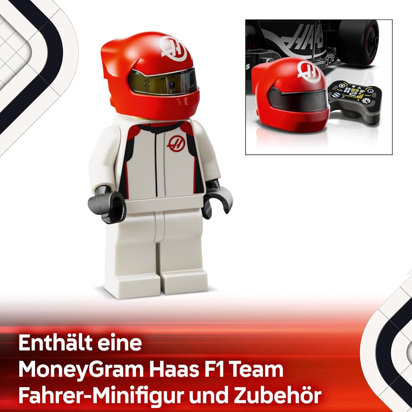LEGO 77250 Speed Champions MoneyGram Haas F1 Team VF-24 Racing Car