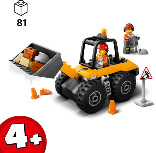LEGO 60450 City Yellow Construction Wheel Loader Building Set