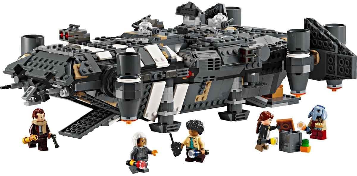 LEGO 75374 Star Wars: Skeleton Crew The Onyx Cinder Set, Collectible Building