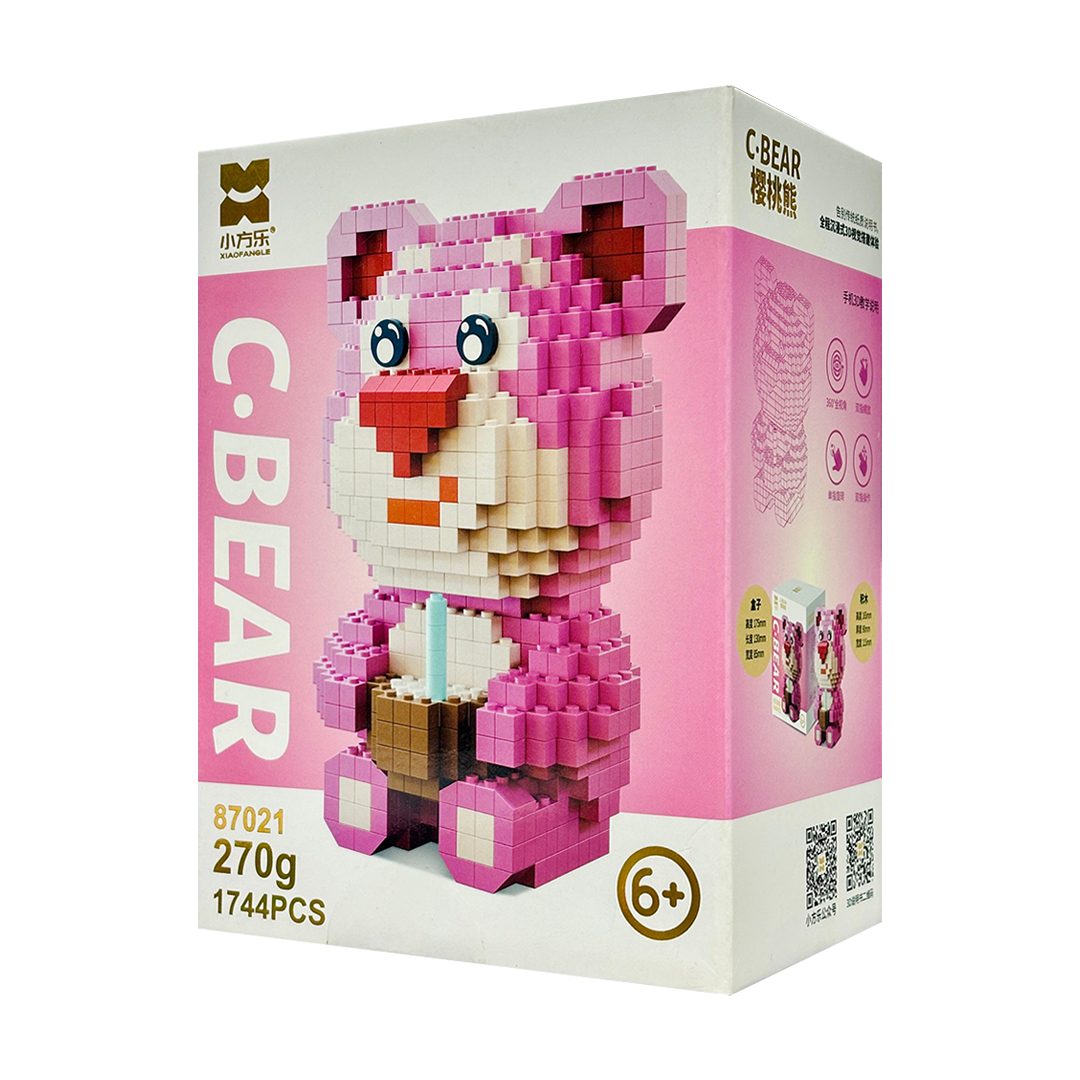 C. Bear Building Blocks Minifigure 6 Inch as Birthday Gift for Kids