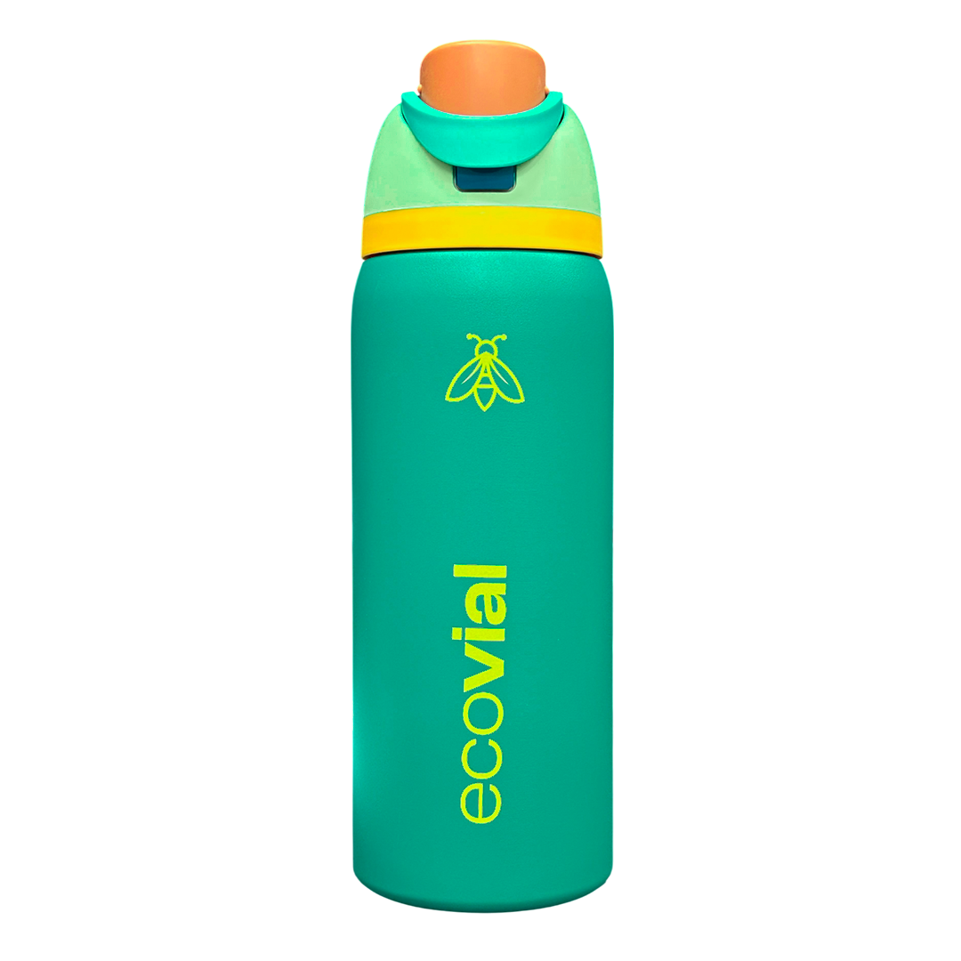 Ecovial 32 OZ - Vacuum Bottle Sip n Swig 960 ML (Green)