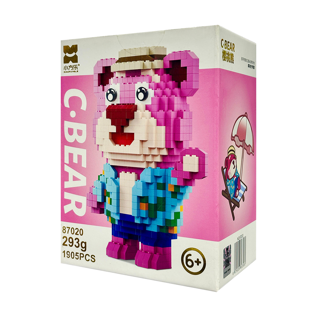 C. Bear Building Blocks Minifigure 6 Inch as Birthday Gift for Kids