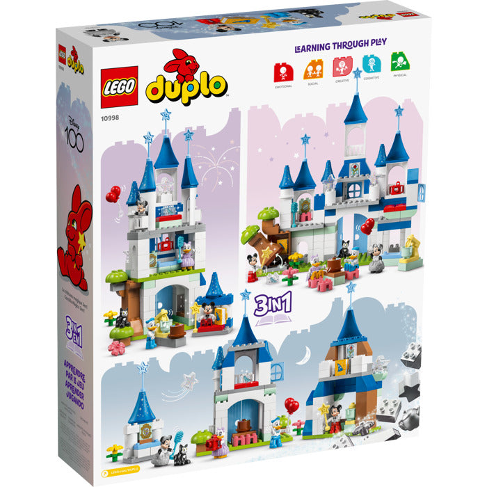 LEGO 10998 DUPLO Disney 3 in 1 Magic Castle Building Set (160 Pieces)