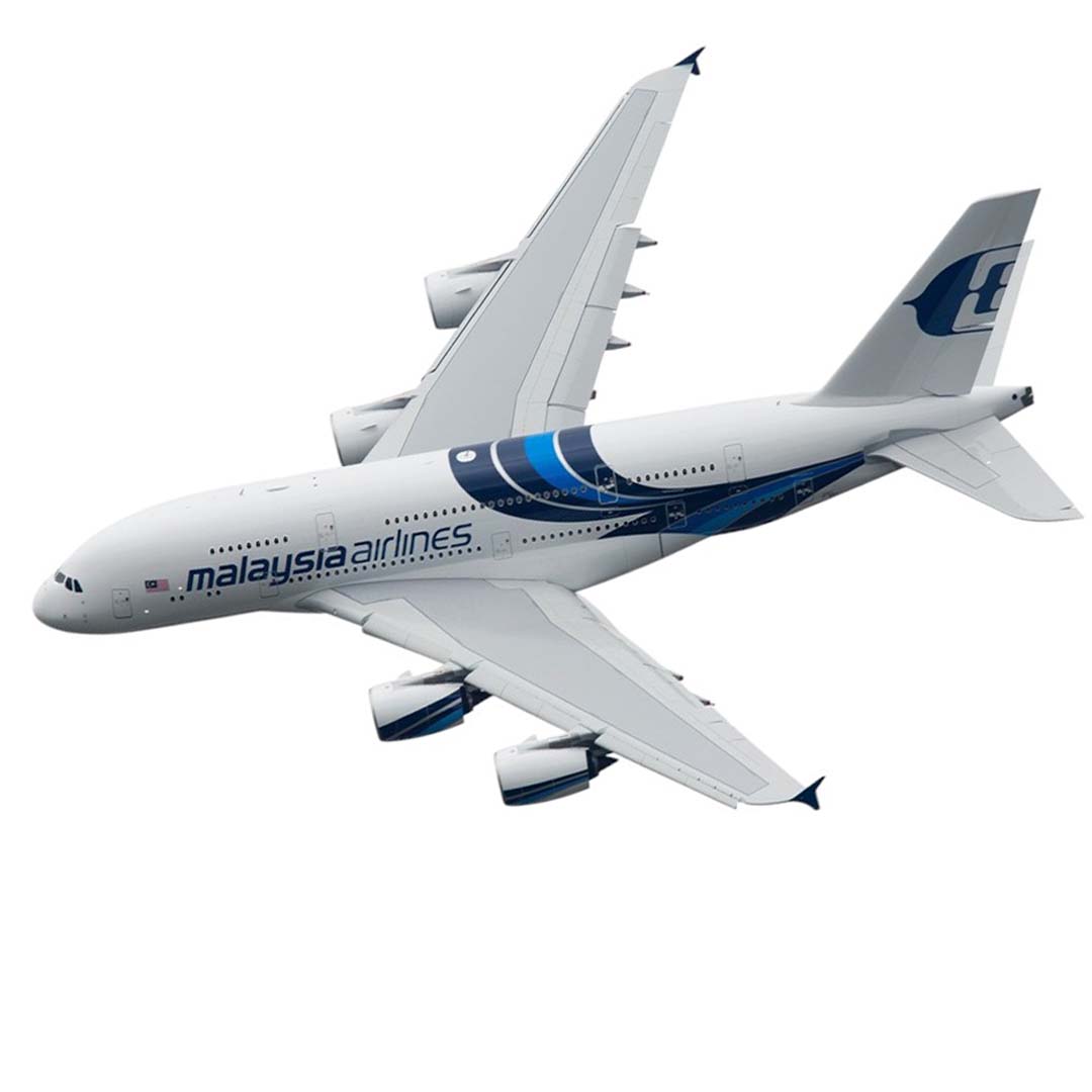 Diecast Aeroplane Display Display Model Airplane : Malaysia Airlines A380 46 cm