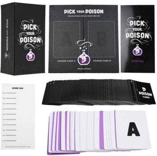 Pick Your Poison Party Card Game