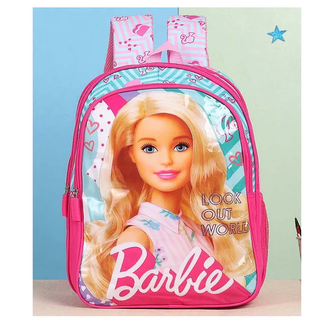 Striders Barbie "Look Out World" School Bag – 36 CM