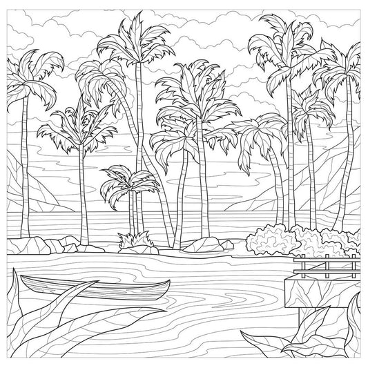 Art Maker Just Beachy Colouring Book