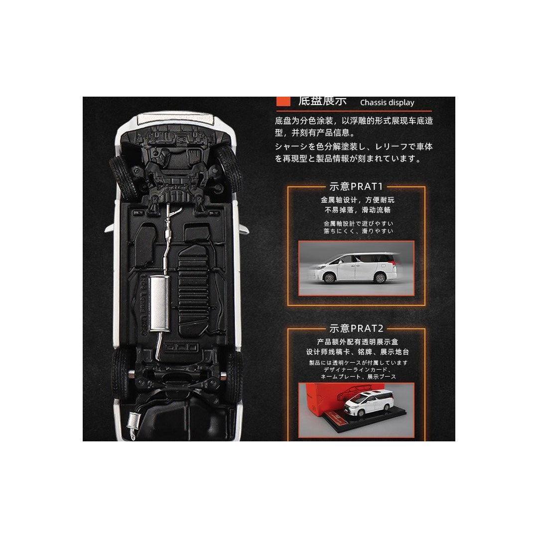 GCD 1:64 Lexus LM350 Luxury Minivan Model | Premium Diecast Collectible | High-Detail Miniature MPV
