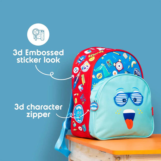 Rabitat School Bags Smash Chatter Box School Bag – Fun & Spacious Backpack for Kids