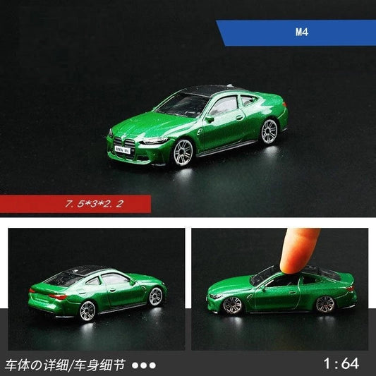 CCA BMW M4 – 1:64 Magnetic Model Car by CCA Green