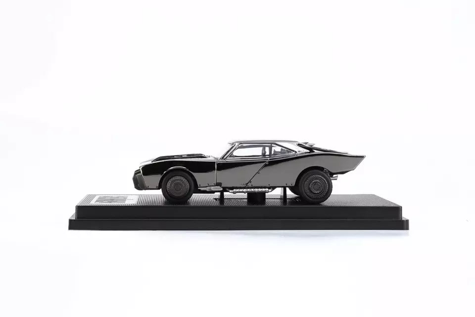 AWESOMEISM 1/64 Die-cast The Batman 2022 Batmoible (without lightings - Black Chrome)