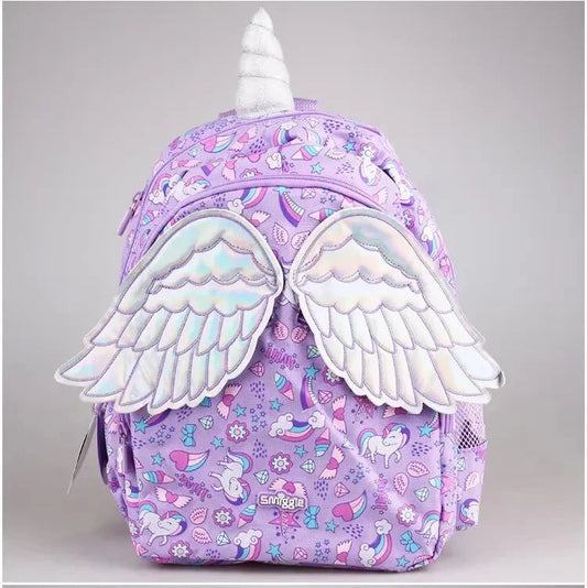 Smiggle School Bag : Unicorn Colorful & Stylish 16 Inch Backpack for Kids