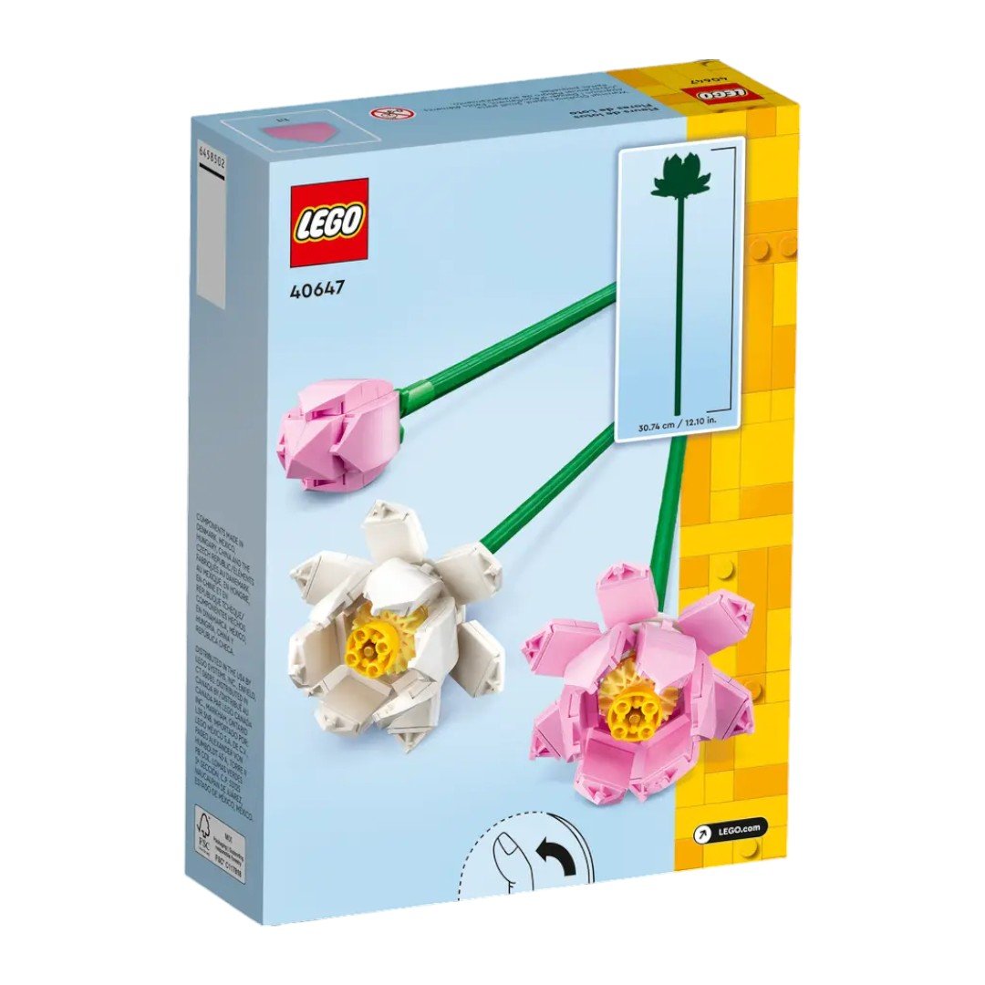 LEGO Lotus Flowers (40647) – Create Your Floral Masterpiece- Age 8+