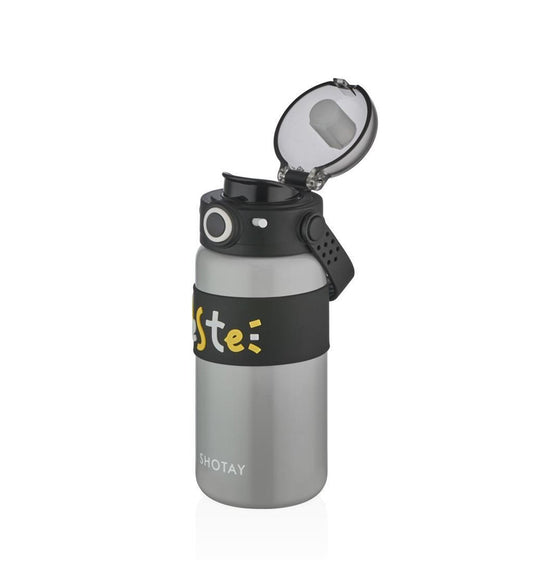 Shotay Steel Water Bottle Kids | 500 ML (grey)