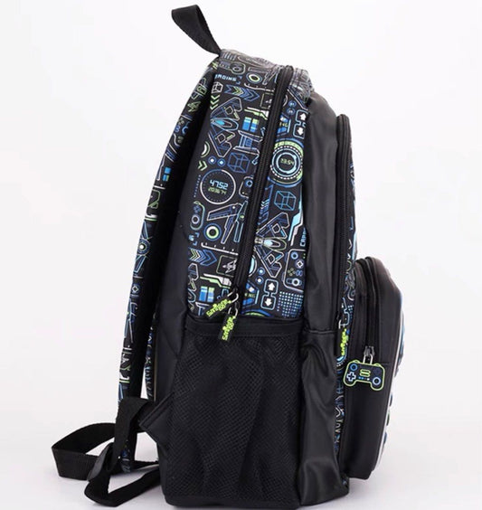 Smiggle School Bag : Game Console Controller Colorful & Stylish 16 Inch Backpack for Kids