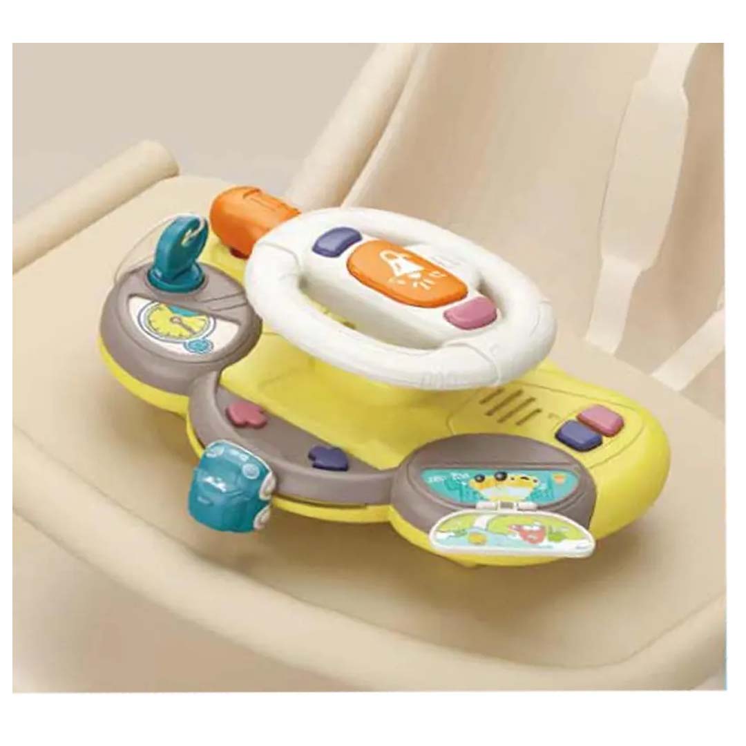 Intelligent Infant Musical Steering Wheel Toy – Multi-Functional Early Learning Driving Toy for Babies & Toddlers