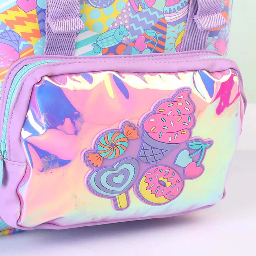 Smiggle School Bags Away Foldover Backpack – Lilac | Fun & Functional for Kids 3Y+