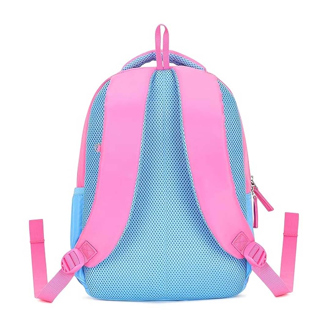 Genie School Bags Dove Kids Backpack – 15" Cute & Colorful Bag for Girls with Happy Pouch