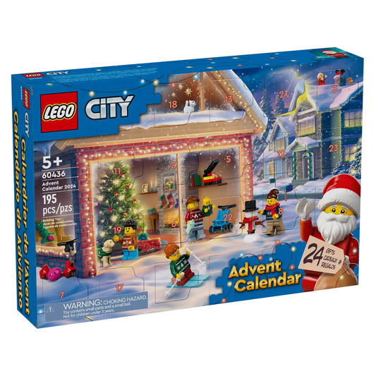 LEGO City 60436 Advent Calendar Building Blocks (195 Pieces)