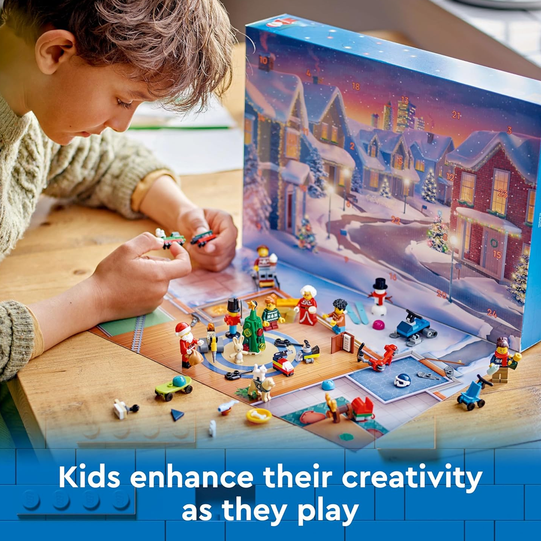 LEGO City 60436 Advent Calendar Building Blocks (195 Pieces)