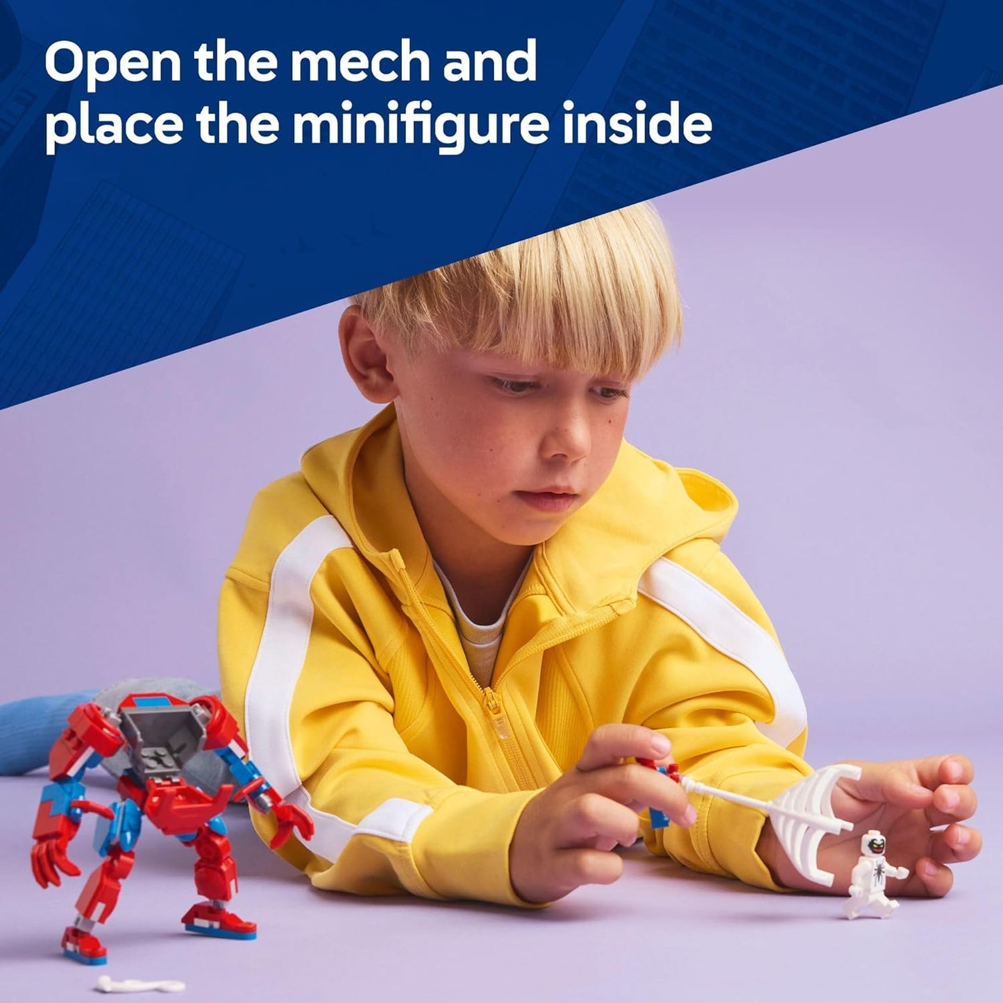 LEGO 76308 Marvel Spider-Man Mech vs. Anti-Venom Building Set