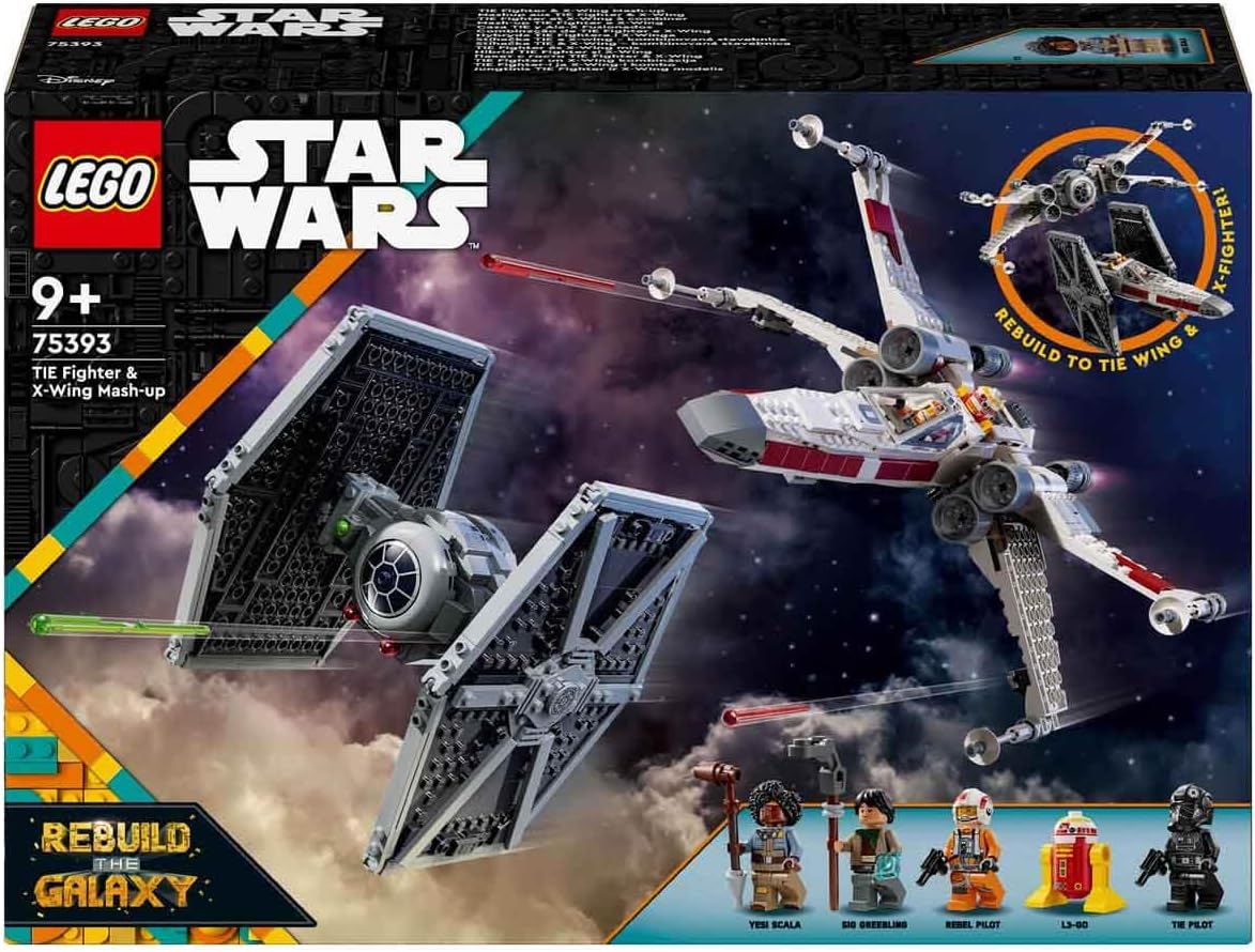 LEGO 75393 Star Wars Mashup aus TIE Fighter & XWing