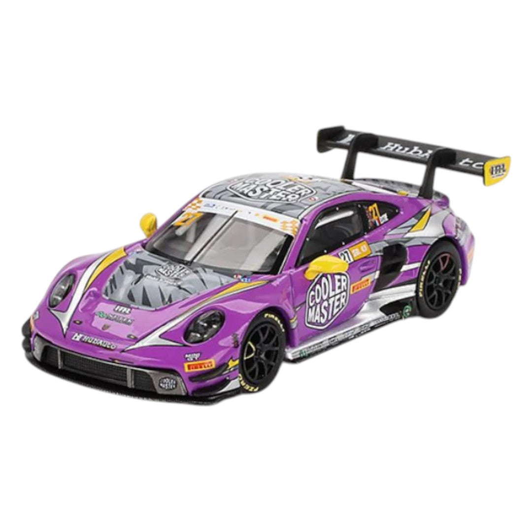 Mini GT #793: Porsche 911 GT3 R #27 HubAuto Racing 2023 FIA GT World Cup 70th Macau Grand Prix 1:64
