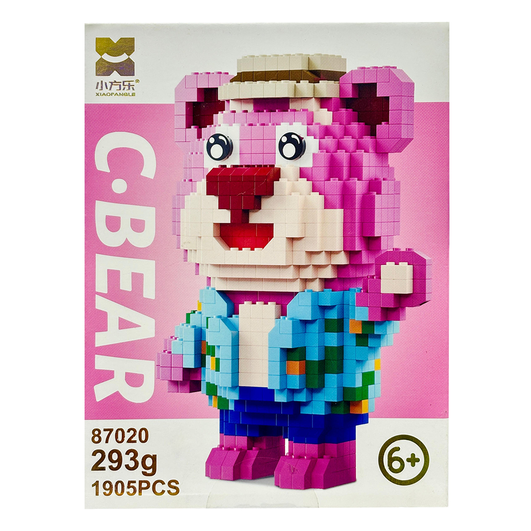 C. Bear Building Blocks Minifigure 6 Inch as Birthday Gift for Kids