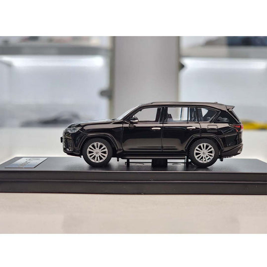 1/64 Lexus LX 600 – Black – Die-Cast SUV Model on Display Base