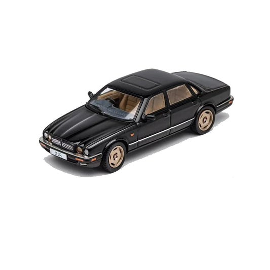 GCD 1:64 Jaguar XJ (X300) Black Diecast Model Car | Premium Classic Luxury Sedan Miniature