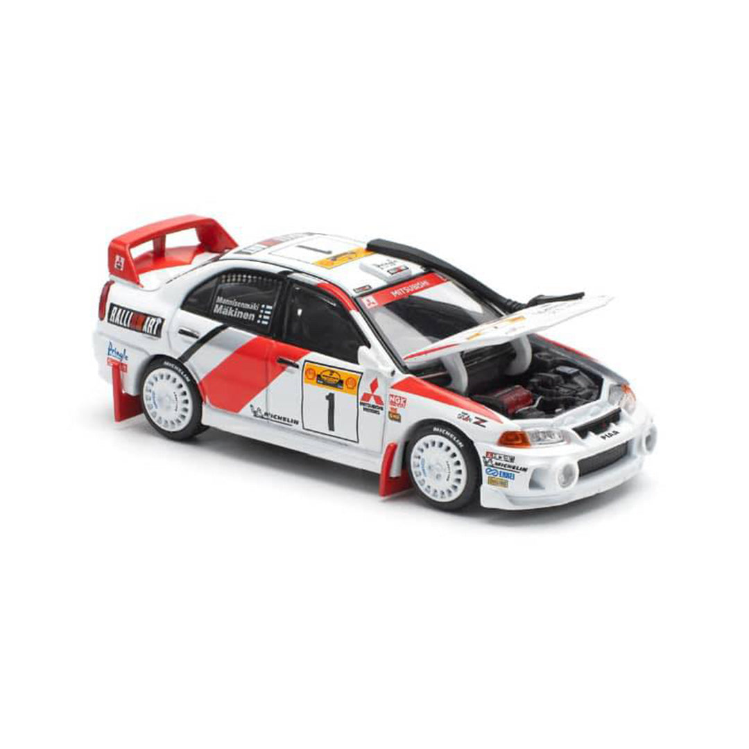 Para64 Pop Race 1:64 Mitsubishi Lancer Evolution IV – Safari Rally Kenya 1998 | Diecast Rally Model Car