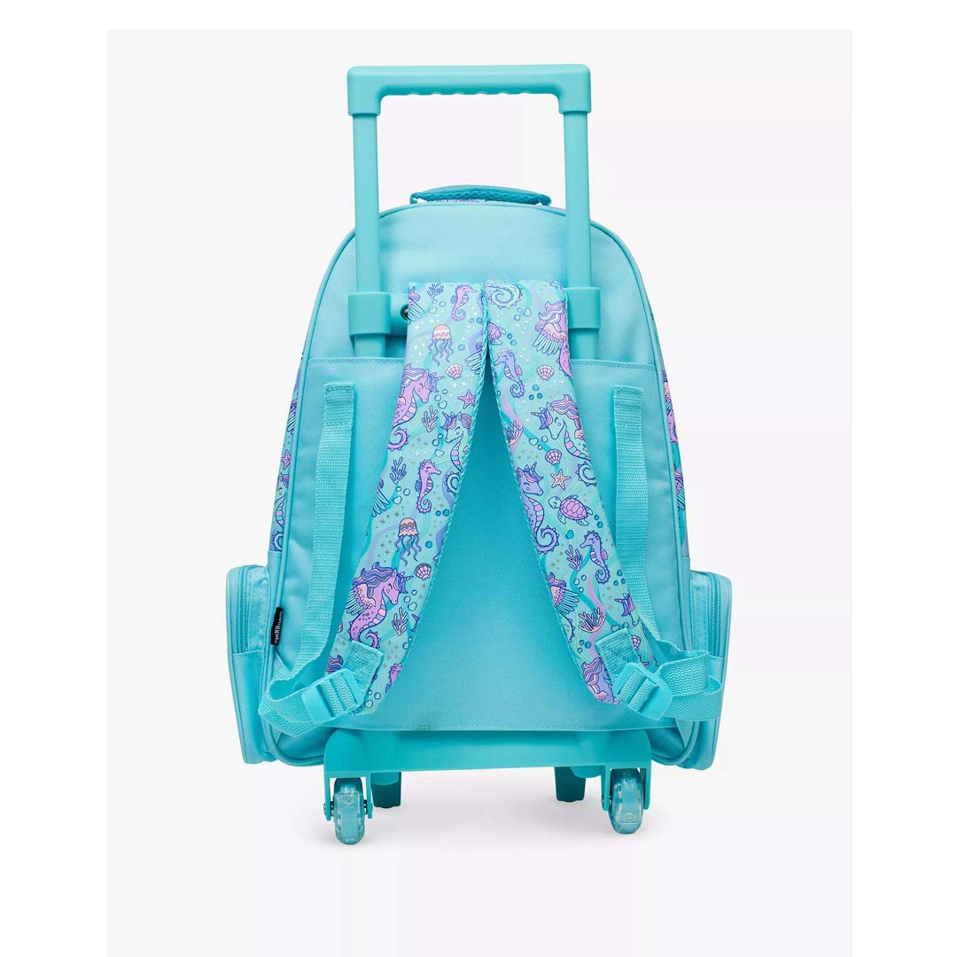 SMIGGLE School Bags: Epic Adventures wheeled woven trolley backpack