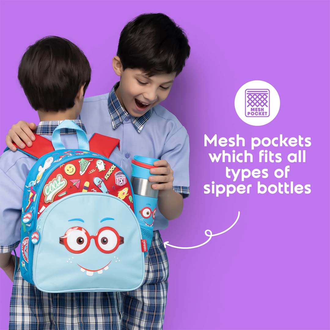 Rabitat School Bags Smash Chatter Box School Bag – Fun & Spacious Backpack for Kids