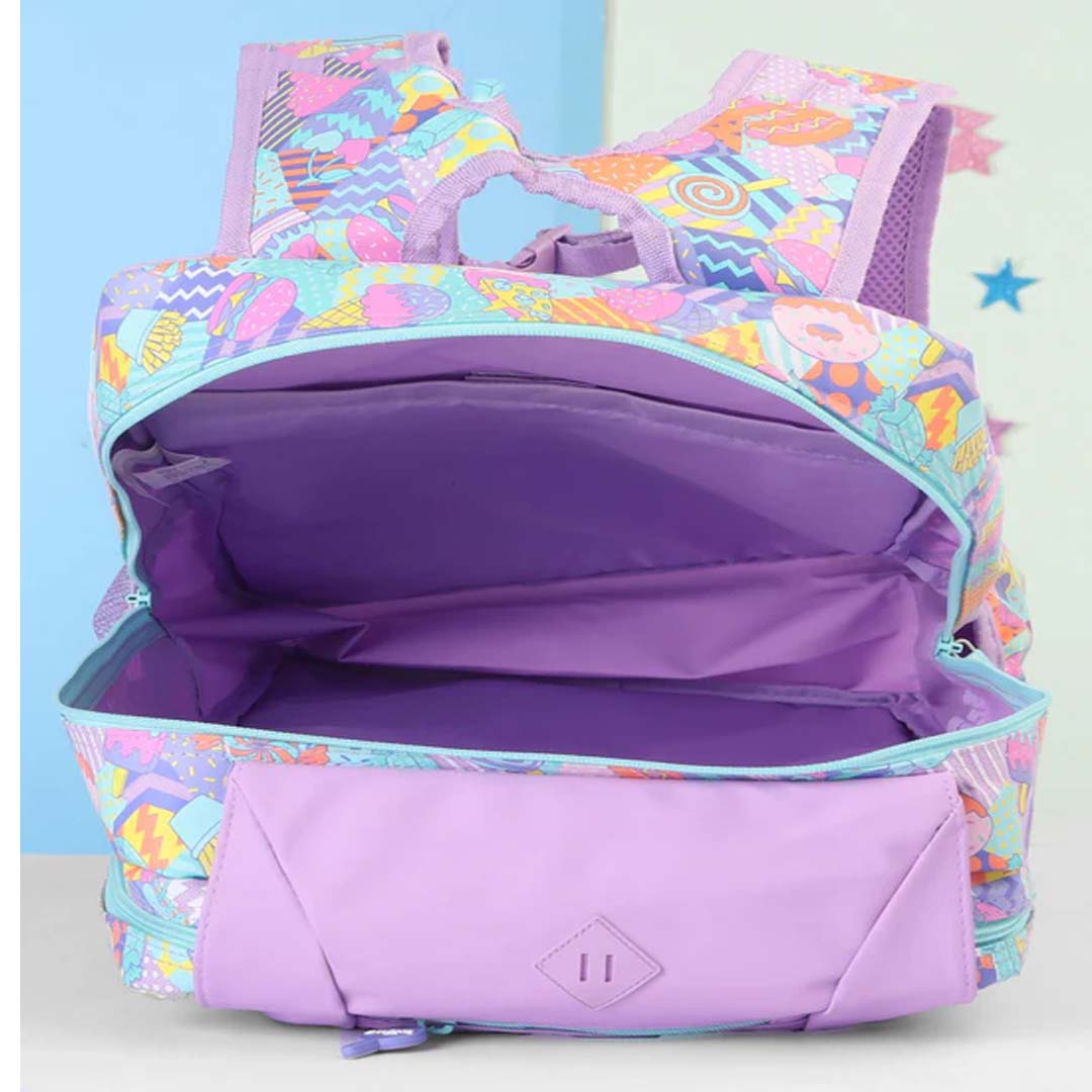 Smiggle School Bags Away Foldover Backpack – Lilac | Fun & Functional for Kids 3Y+