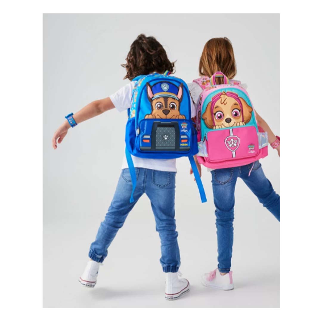 Smiggle School Bags Paw Patrol Junior Chase Backpack (38cm) – Fun & Functional for Kids