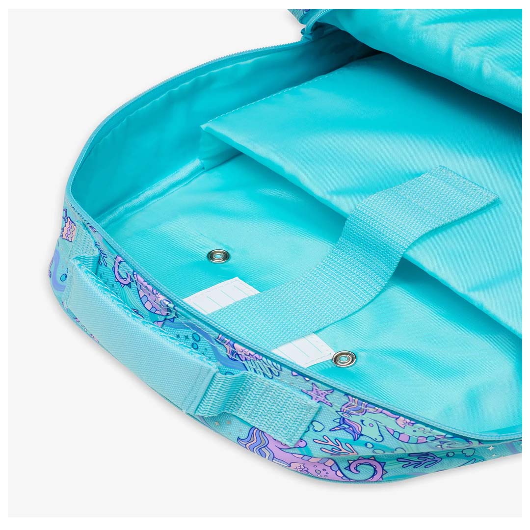 SMIGGLE School Bags: Epic Adventures wheeled woven trolley backpack