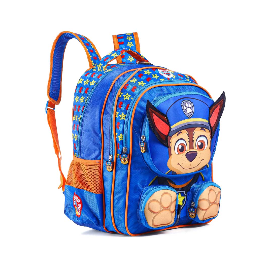 STRIDERS Paw Patrol Premium School Backpack Blue - 14 inches
