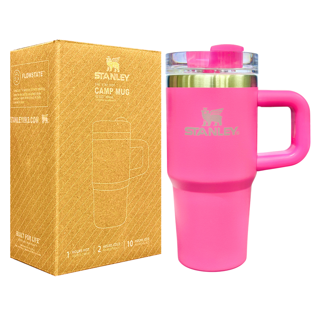 Stanley Quencher H2.0 The Stay Hot Tumbler 14 OZ | 360 ML (Pink)