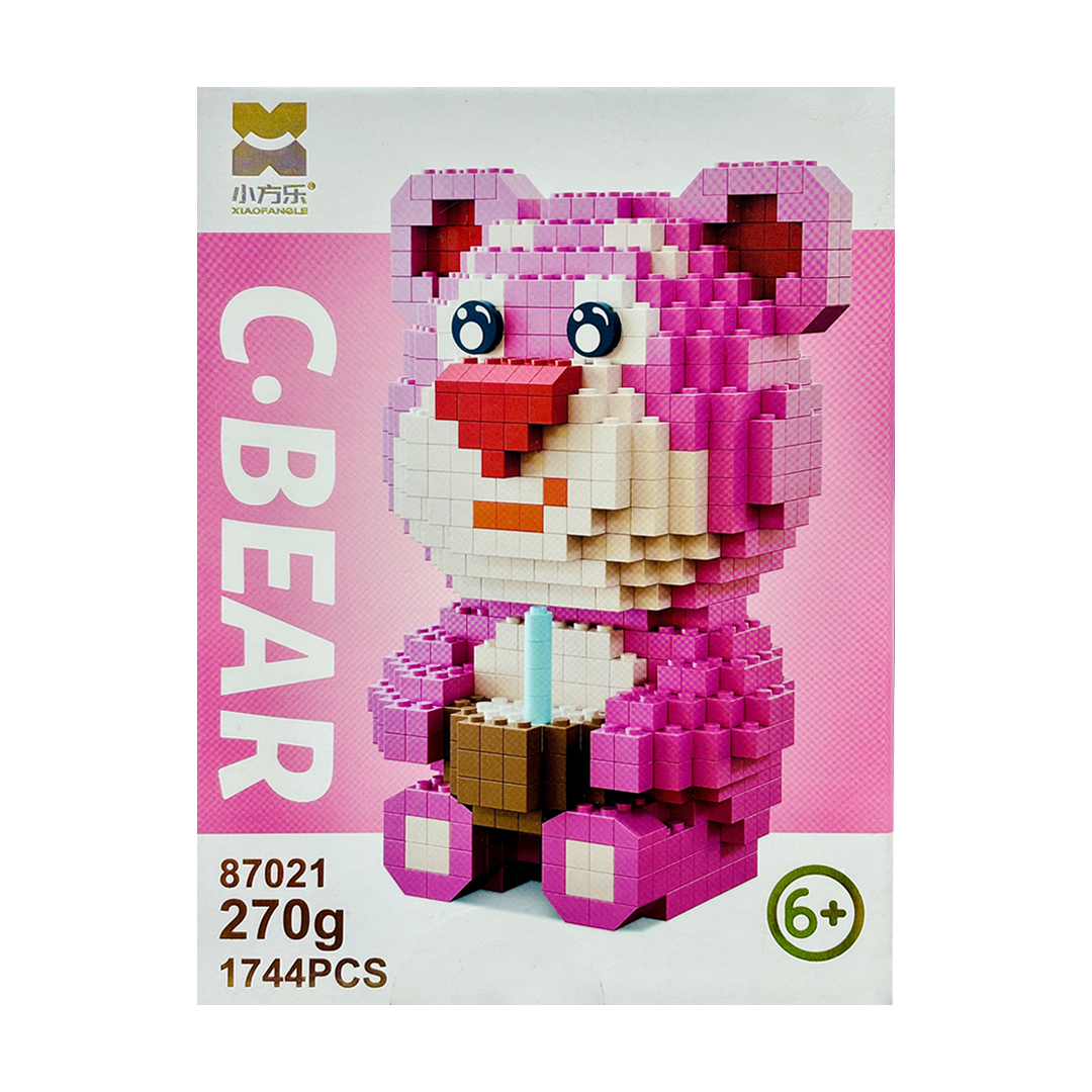 C. Bear Building Blocks Minifigure 6 Inch as Birthday Gift for Kids