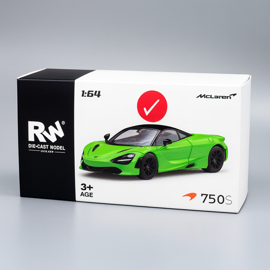 RW McLaren 750S – 1:64 Premium Die-Cast Model (Green)