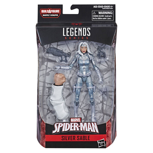 Marvel Spider-Man Legends Series 6-inch Marvel's Silver Sable