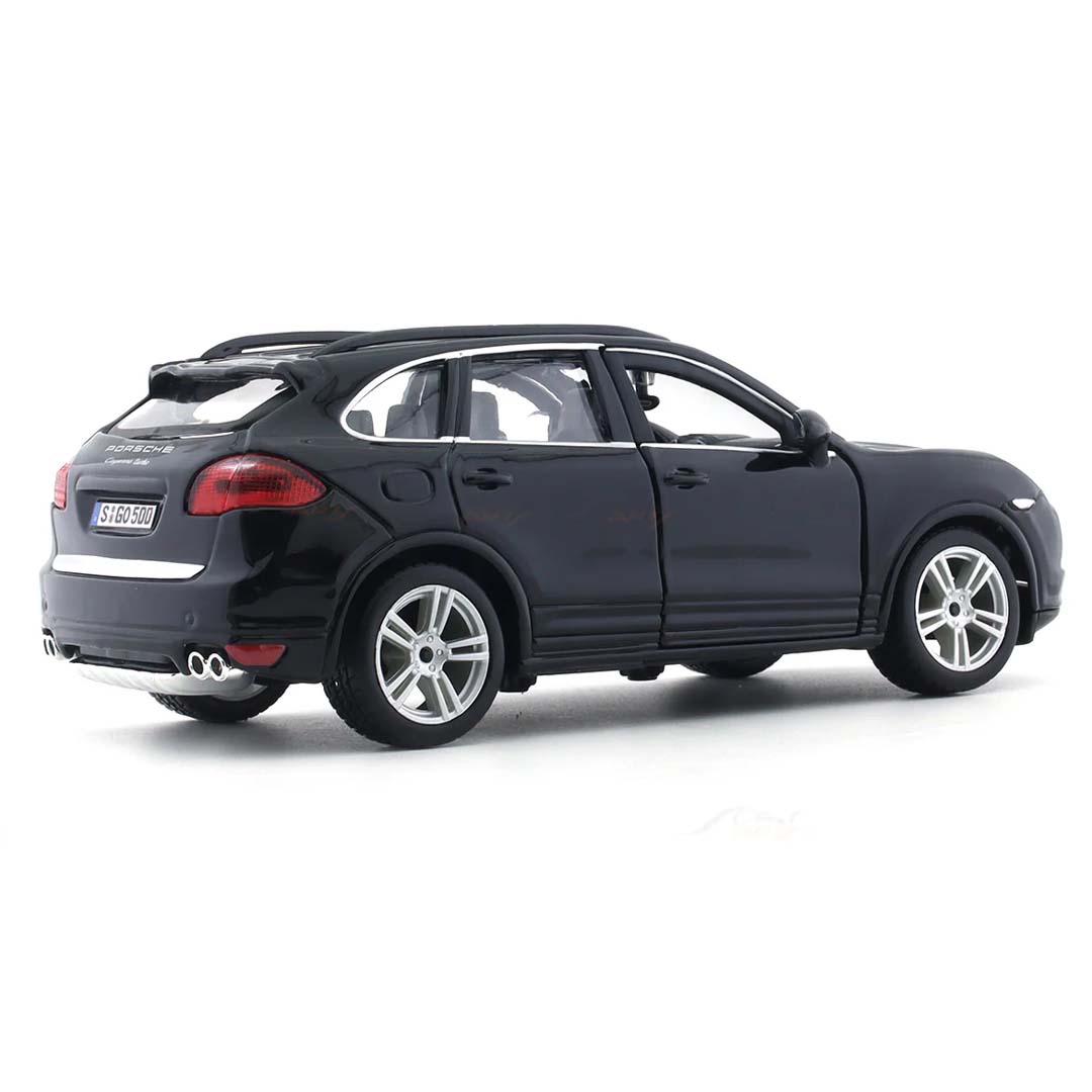 Porsche Cayenne Turbo Black 1:24 Scale Diecast Model Car by Bburago – Official Licensed SUV Collectible