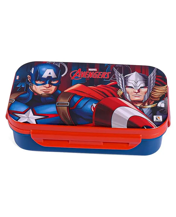Striders Avengers Printed Lunch Box - 470Ml