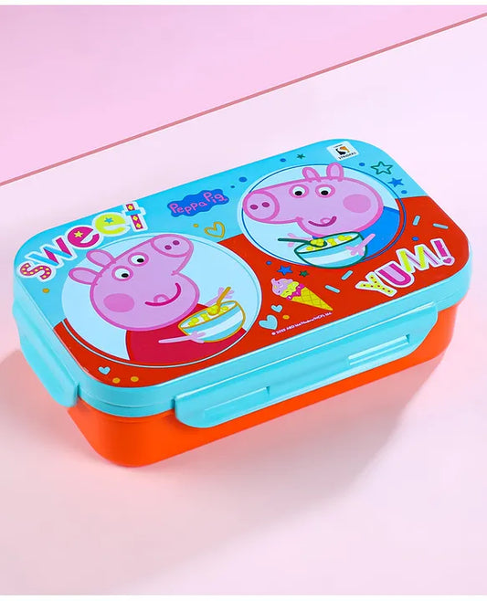 Striders Peppa Pig Sweet Yum Printed Lunch Box - 470Ml