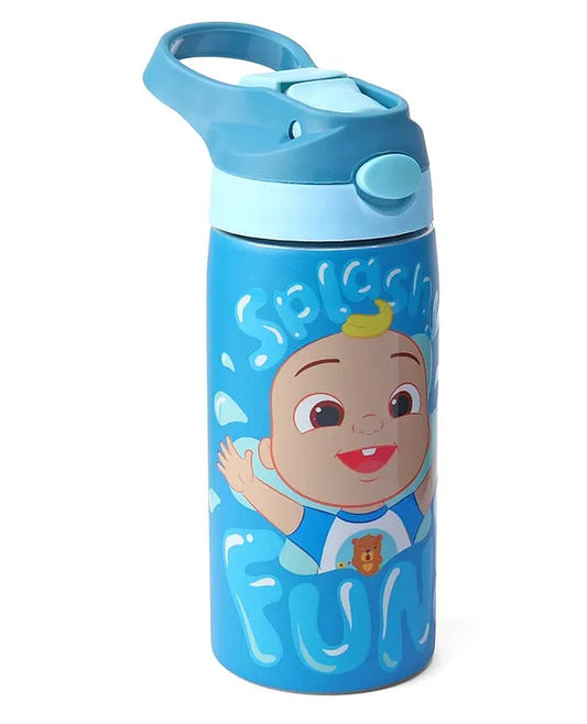 Striders CocoMelon Printed Stainless Steel Sipper Bottle - 500Ml