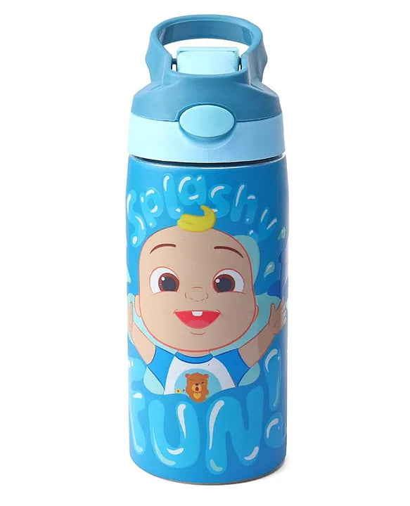 Striders CocoMelon Printed Stainless Steel Sipper Bottle - 500Ml
