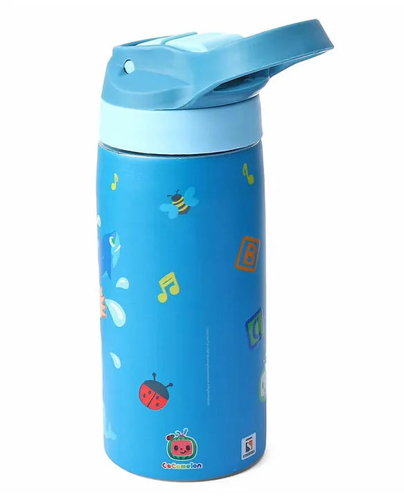 Striders CocoMelon Printed Stainless Steel Sipper Bottle - 500Ml