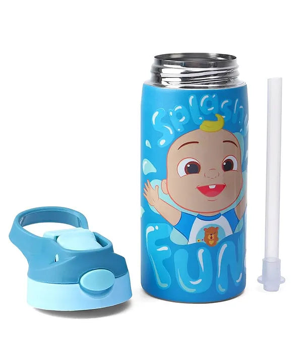 Striders CocoMelon Printed Stainless Steel Sipper Bottle - 500Ml